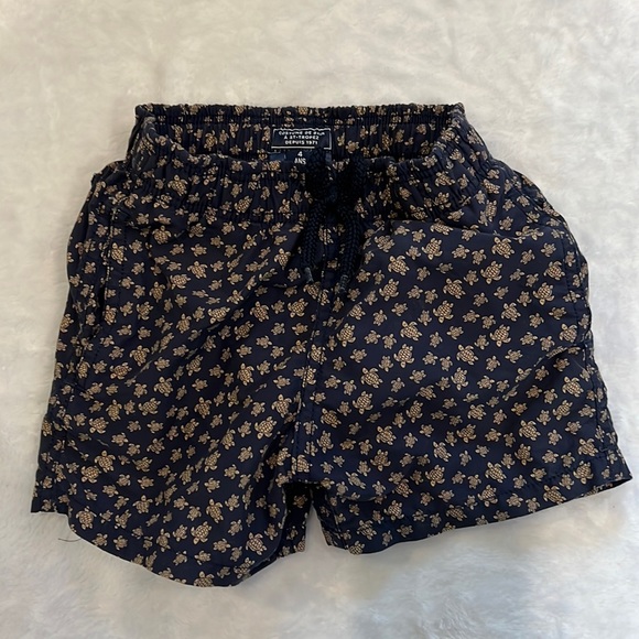 GUC Boys Vilebrequin Navy Bathing Suit Trunks Size 4 - Picture 2 of 2